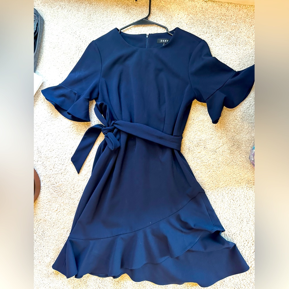 DKNY dress. Size 10 navy blue
